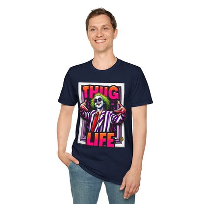 high-quality - Beetlejuice Shirt | Spooky Thug Life Tee | Beetlejuice Graphic T-Shirt for Halloween - custom-made. perfect gift idea. Order yours now and stand out with this exclusive piece!