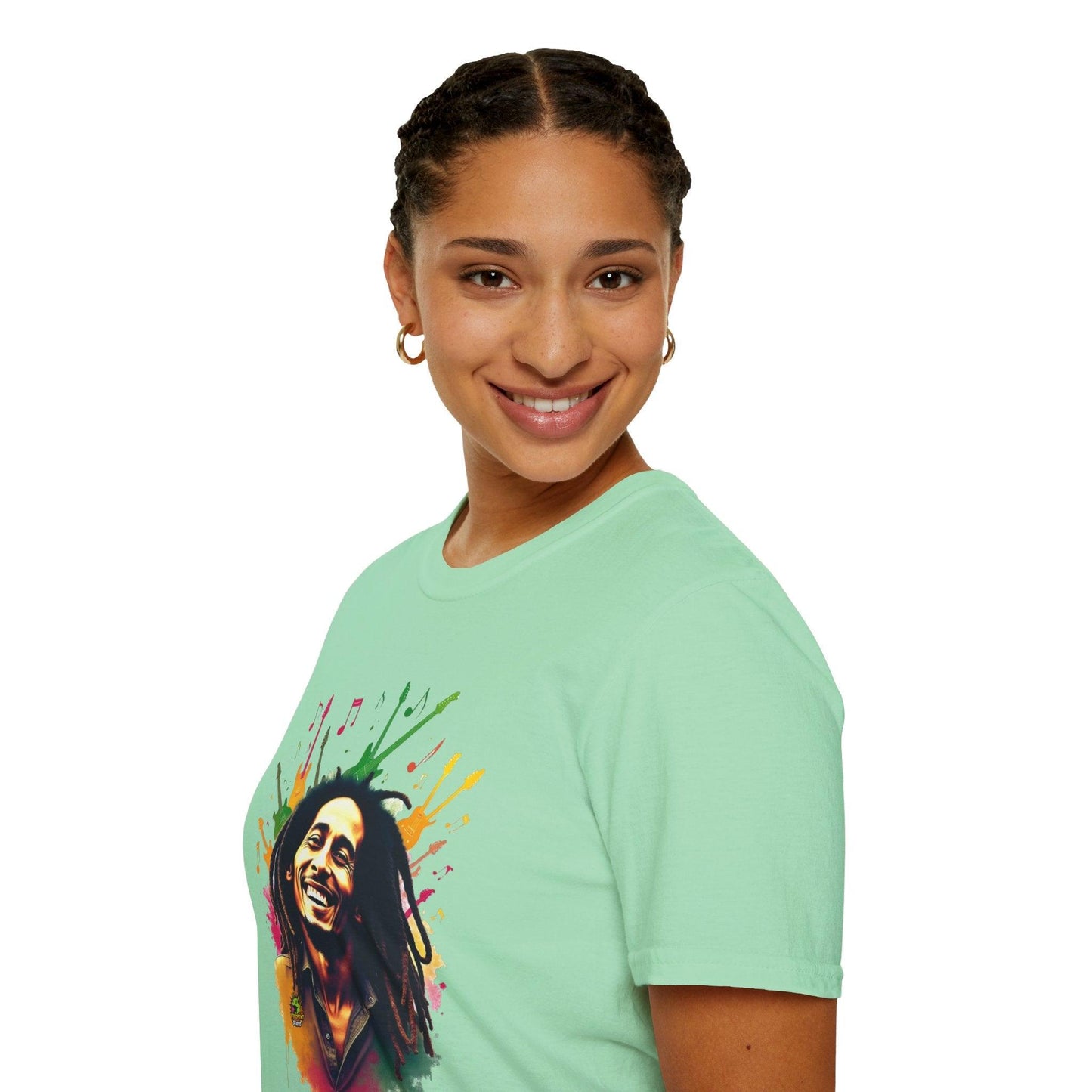 Bob Marley T-Shirt - Vibrant Rasta Energy