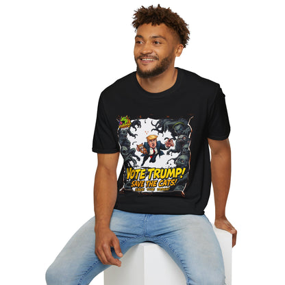 Tee - They're Eating the Dogs Tee | Satire Trump Election Shirt | Funny Meme Graphic T-Shirt - premium material. perfect gift idea. Order yours now and stand out with this exclusive piece!