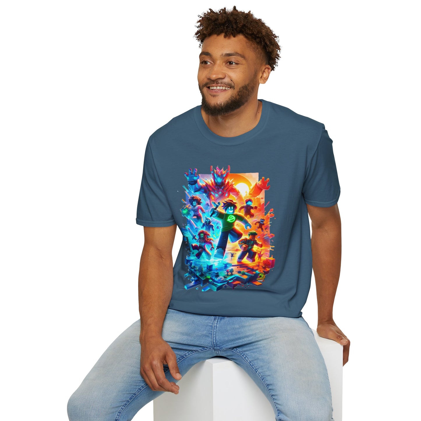 | - Cool Roblox Kids T-Shirt | Roblox Gamer Tee for Boys & Girls | Roblox Graphic Clothing | Fun Gift for Roblox Fans - custom-made. perfect gift idea. Order yours now and stand out with this exclusive piece!