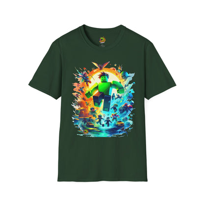 Roblox - Cool Roblox Adventure T-Shirt for Kids | Roblox Graphic Tee | Roblox Inspired Shirt for Boys & Girls | Fun Roblox Gift - premium material. perfect gift idea. Order yours now and stand out with this exclusive piece!