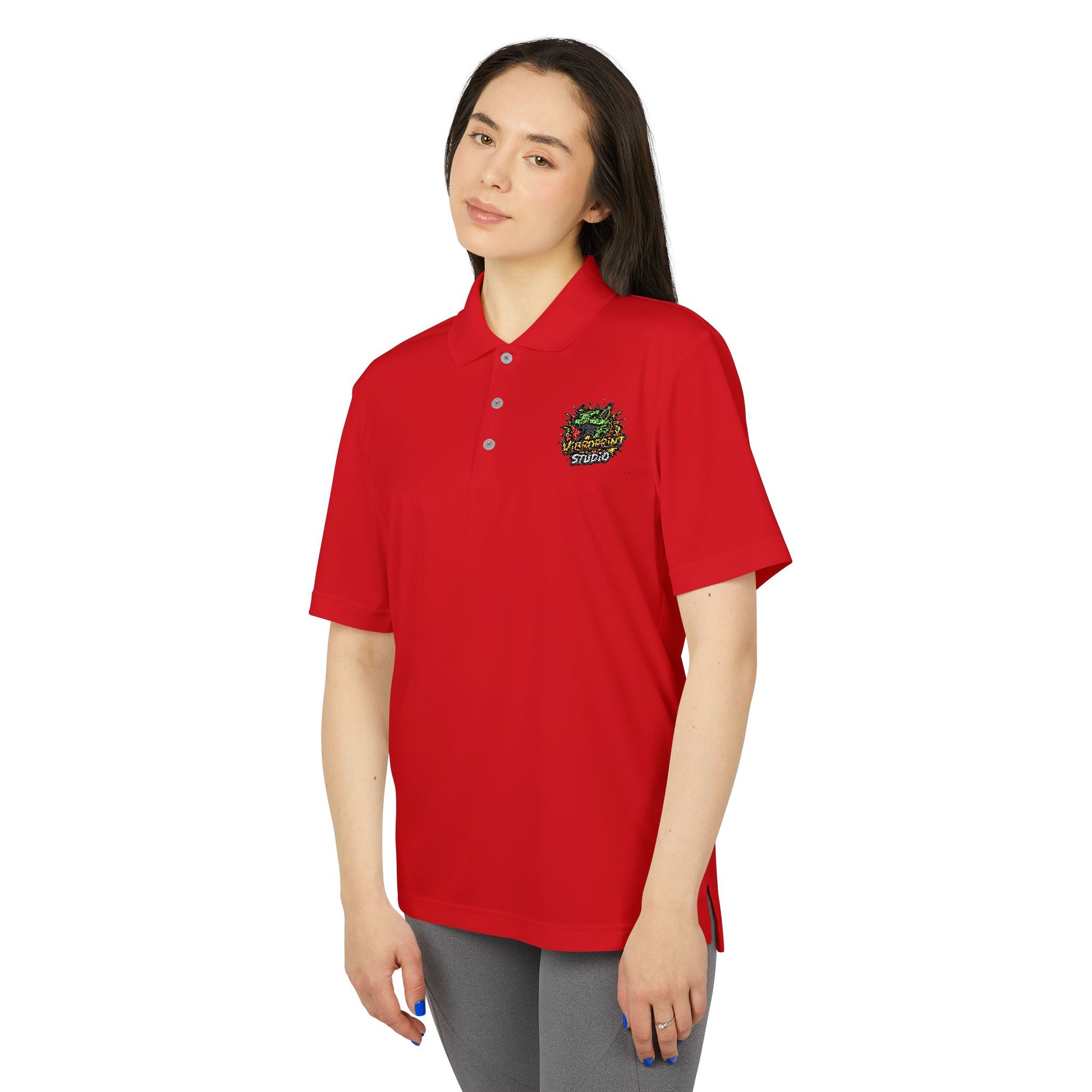 exclusive - Adidas Unisex Performance Polo shirt - exclusive Vibroprint Studio Design - custom-made. limited stock. Order yours now and stand out with this exclusive piece!