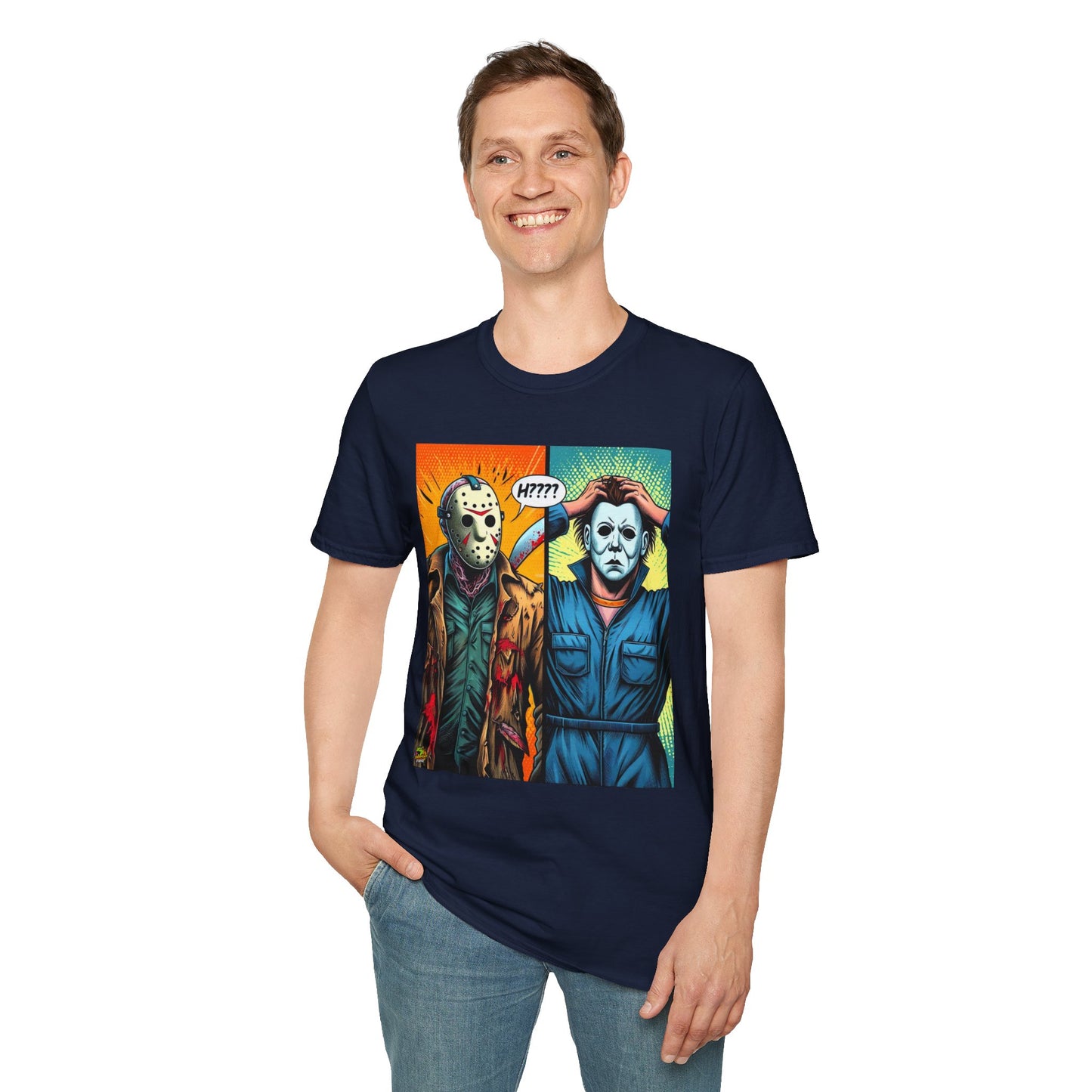 Funny - Jason Voorhees & Michael Myers Shirt | Funny Halloween Picnic Tee - premium material. perfect gift idea. Order yours now and stand out with this exclusive piece!