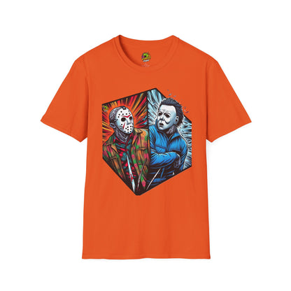 Horror - Funny Jason & Michael Myers Shirt | Halloween Horror T-Shirt - custom-made. perfect gift idea. Order yours now and stand out with this exclusive piece!