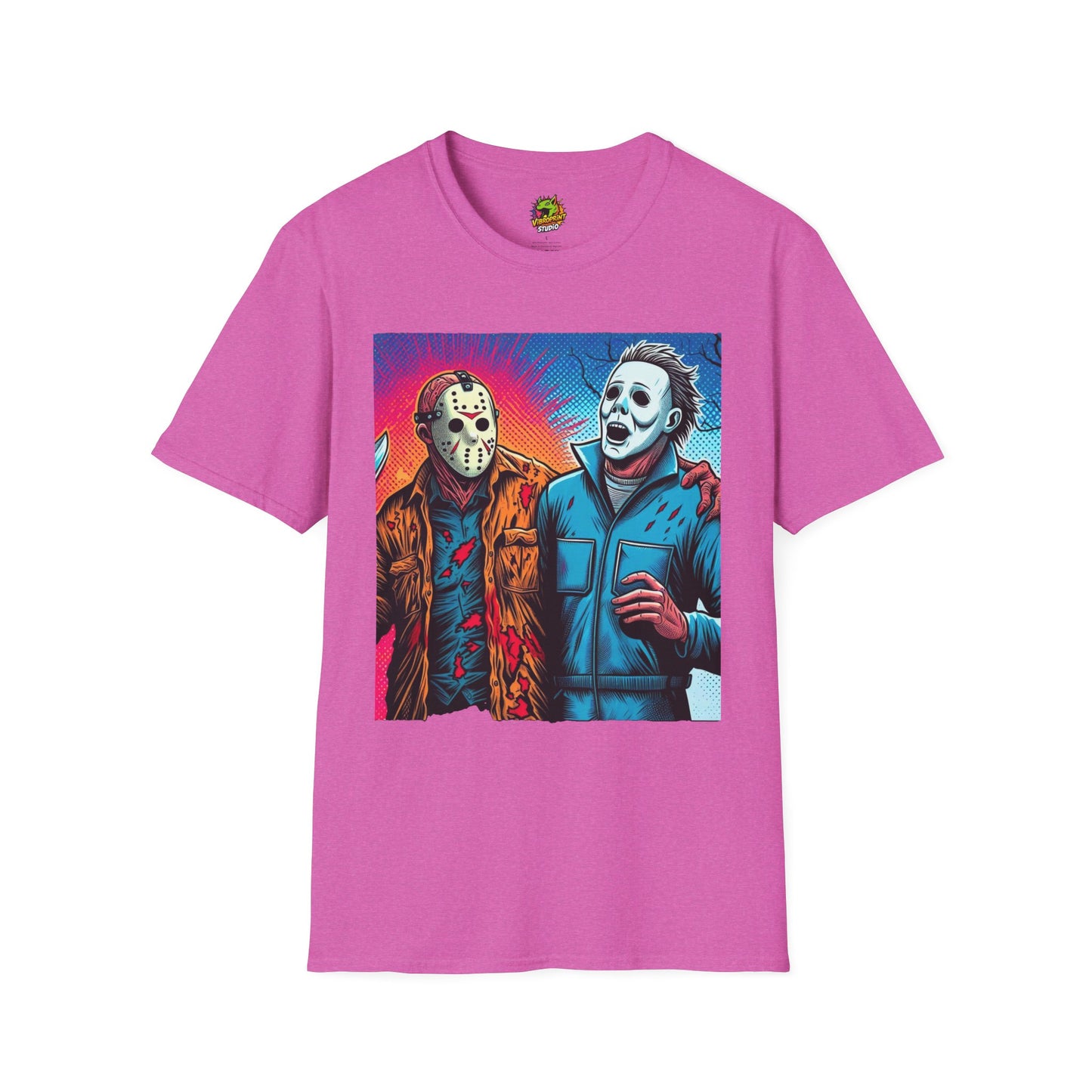 Vintage - Jason Voorhees & Michael Myers Shirt | Funny Vintage Halloween Tee - premium material. limited stock. Order yours now and stand out with this exclusive piece!