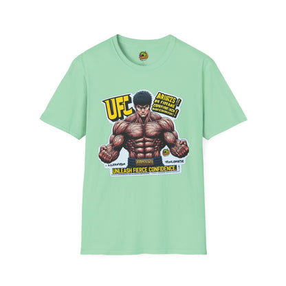 Shirt - UFC T Shirt | Unleash Fierce Confidence | Motivational UFC Tee with Baki Anime Elements - premium material. limited stock. Order yours now and stand out with this exclusive piece!