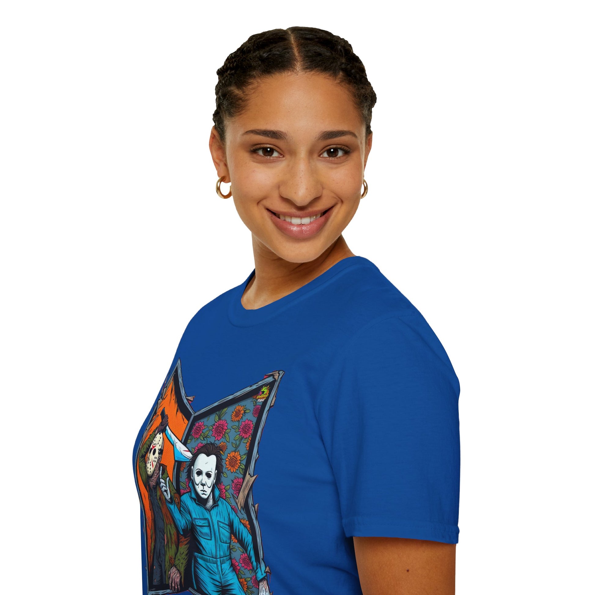 Myers - Jason Voorhees & Michael Myers T-Shirt | Funny Horror Tee - premium material. perfect gift idea. Order yours now and stand out with this exclusive piece!