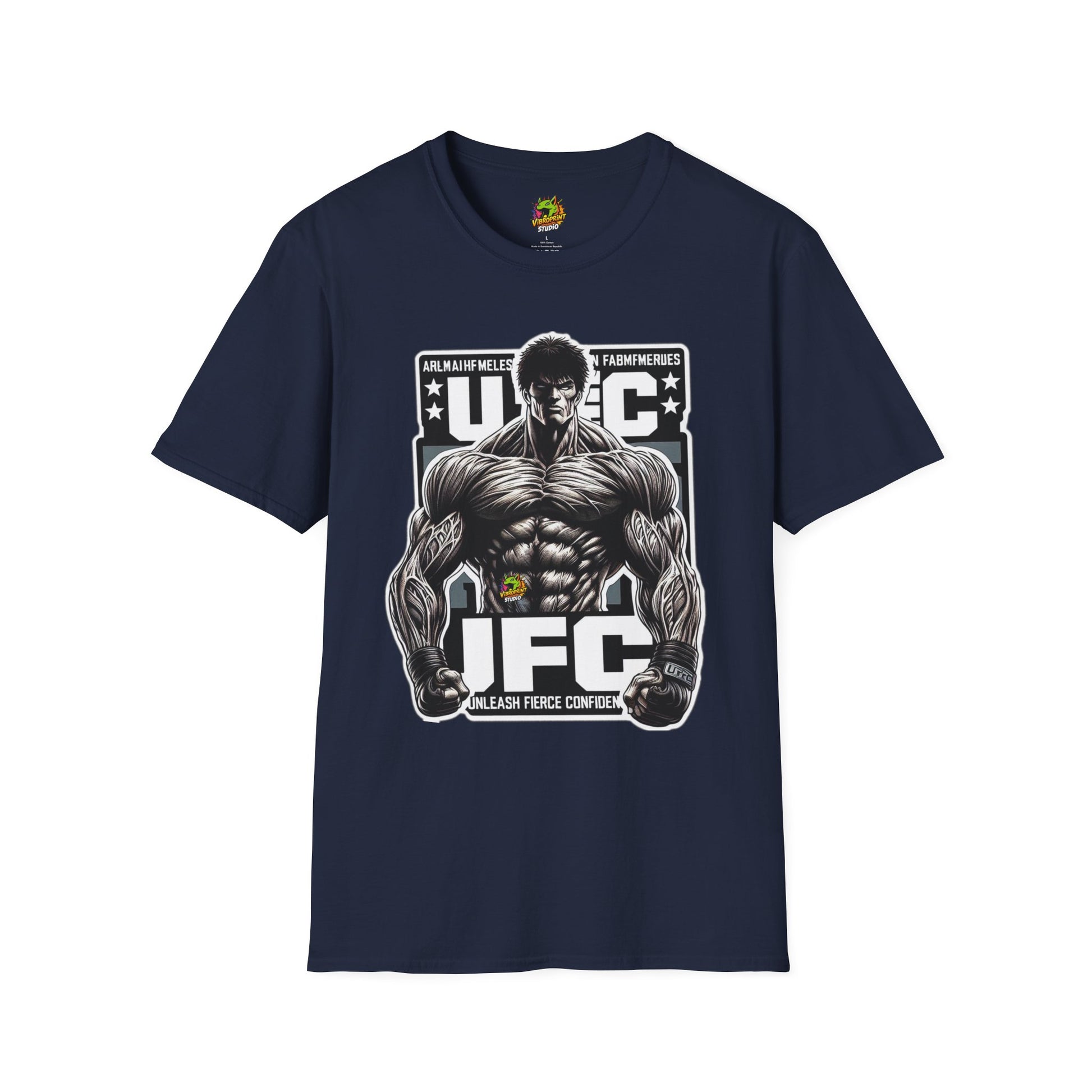 Confidence - UFC T Shirt | Unleash Fierce Confidence | UFC Tee with Baki Anime Strength for Fitness Enthusiasts - custom-made. limited stock. Order yours now and stand out with this exclusive piece!