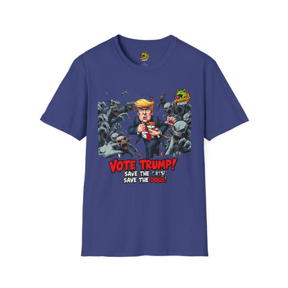 | - They're Eating the Dogs Shirt | Political Meme T-Shirt | Trump Election Humor Graphic Tee - custom-made. perfect gift idea. Order yours now and stand out with this exclusive piece!