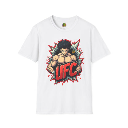 | - UFC T Shirt | Unleash Fierce Confidence | UFC Tee with Baki Anime Inspiration for Gym - premium material. limited stock. Order yours now and stand out with this exclusive piece!