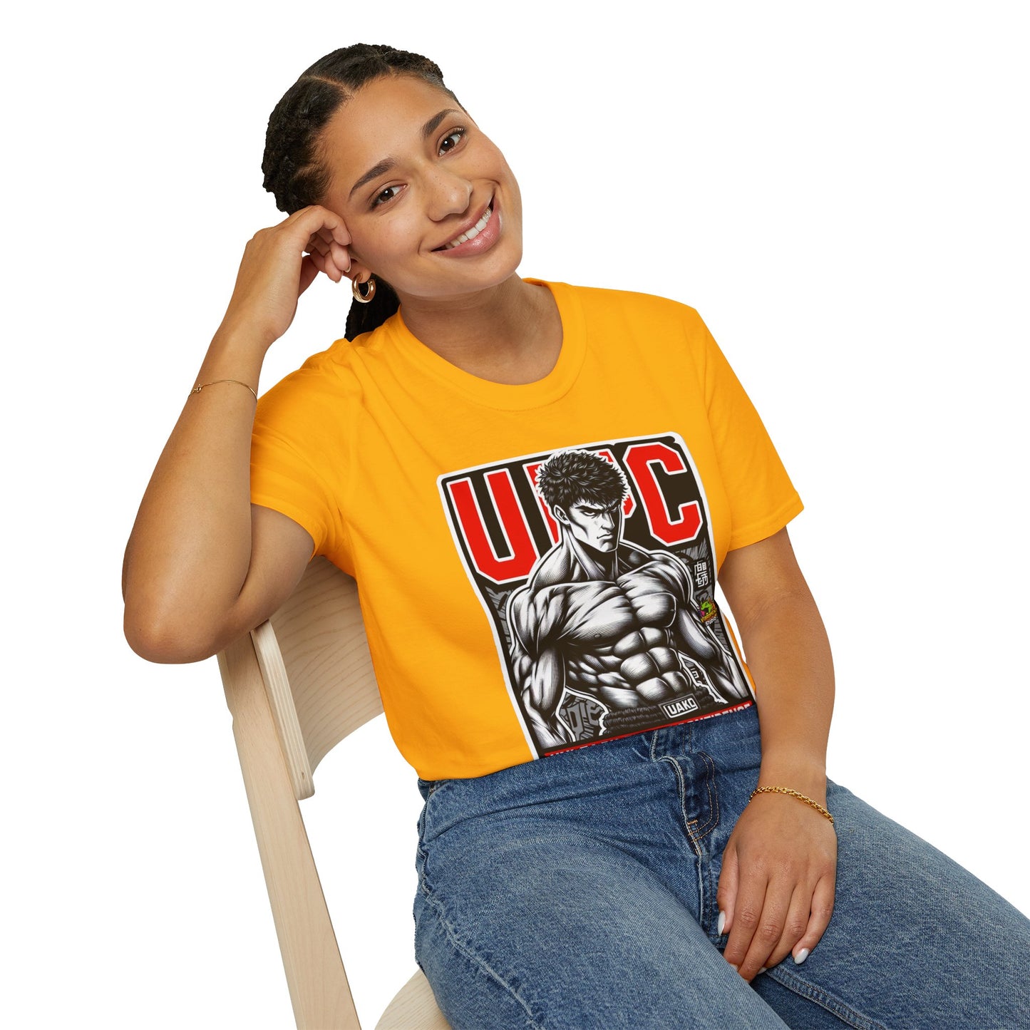 UFC T Shirt | Unleash Fierce Confidence | UFC Tee Inspired by Baki Anime T Shirt