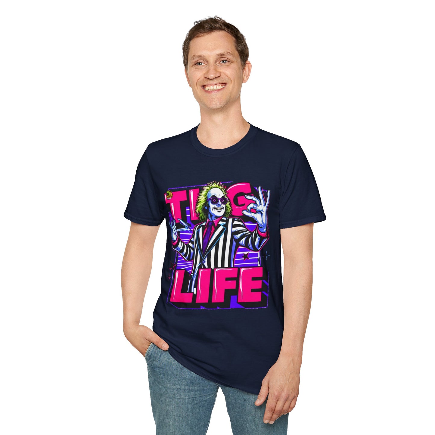 high-quality - Beetlejuice Shirt | Thug Life Halloween Graphic Tee | Spooky Beetlejuice T-Shirt - premium material. limited stock. Order yours now and stand out with this exclusive piece!