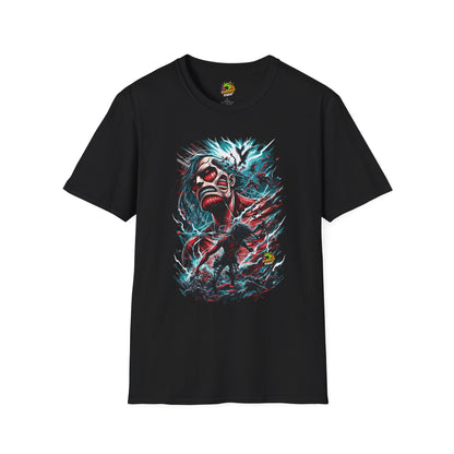 Titan - Eren Yeager Titan’s Resolve Unshaken Tee | Official Attack on Titan - premium material. perfect gift idea. Order yours now and stand out with this exclusive piece!