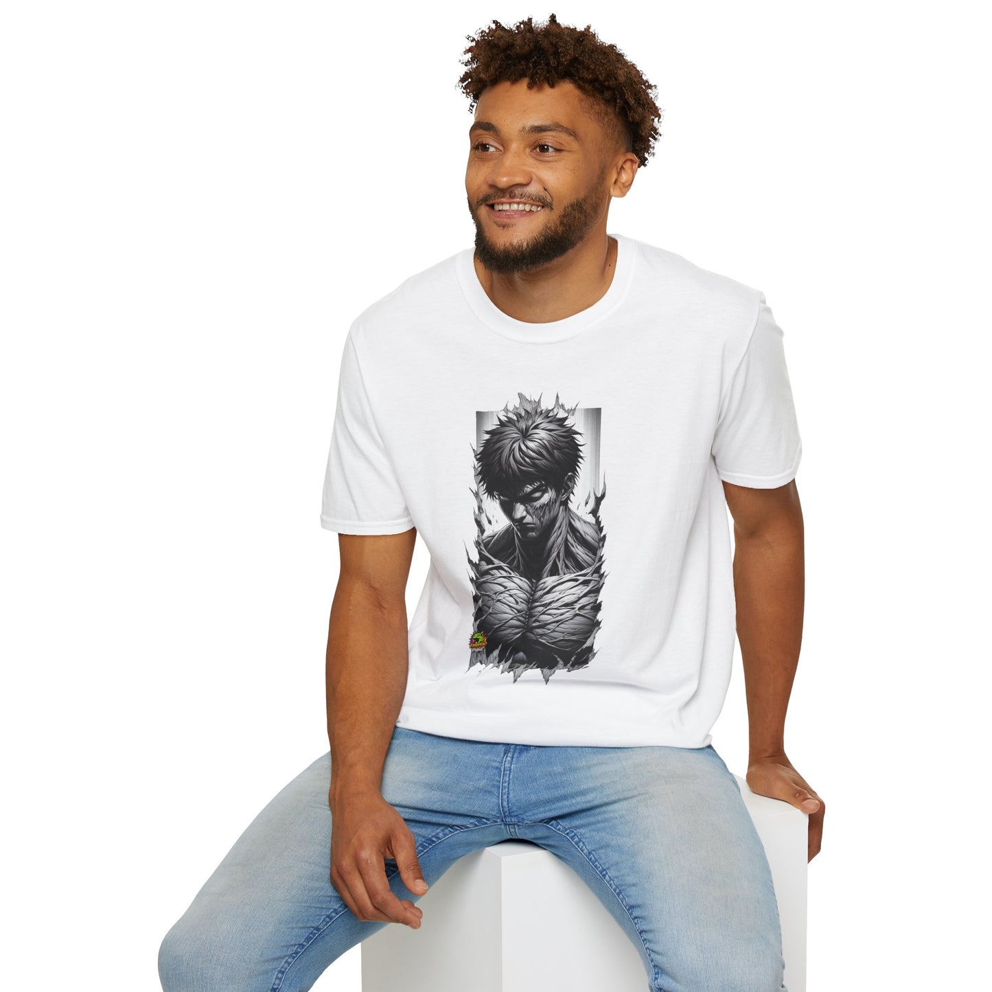 UFC T Shirt | Unleash Fierce Confidence | UFC Tee with Baki Anime Influence for Fitness Lovers