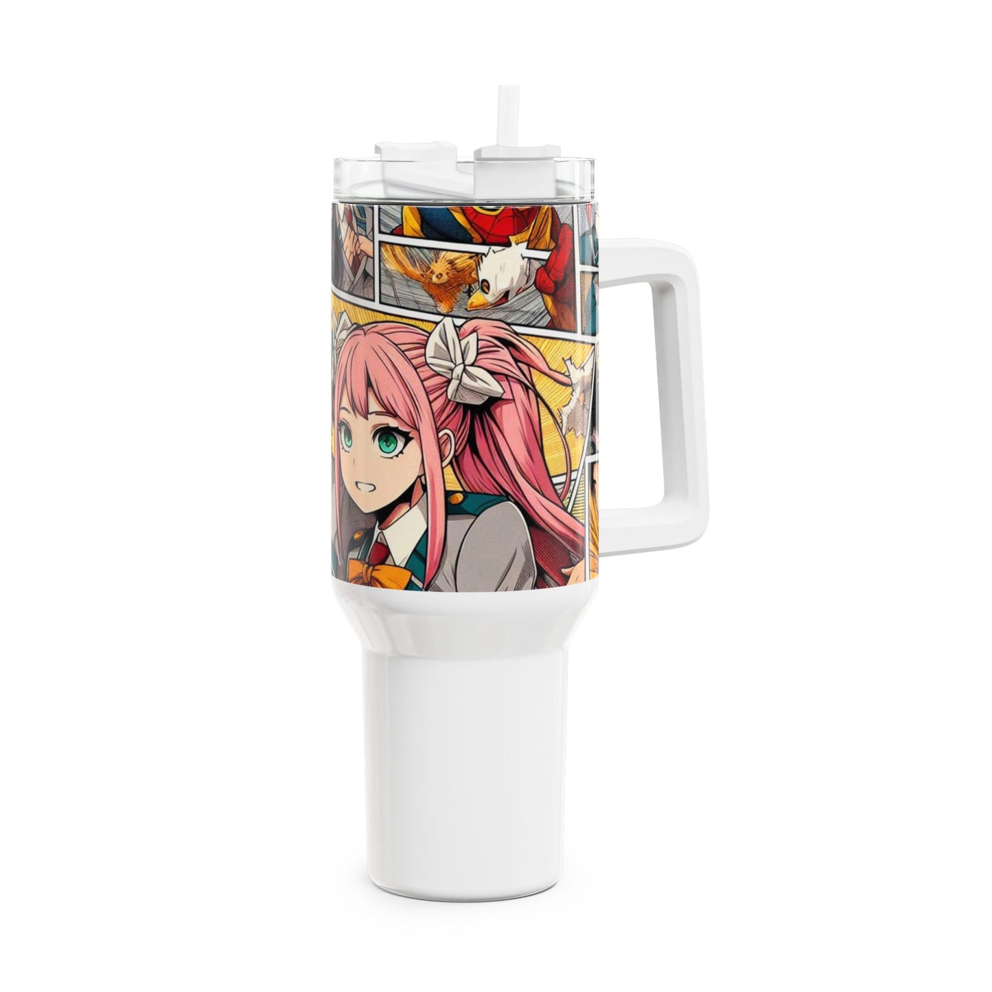 Stanley - Stanley cup | Anime Geek Drinkware | Colorful Cartoon Tumbler for Fans - premium material. limited stock. Order yours now and stand out with this exclusive piece!