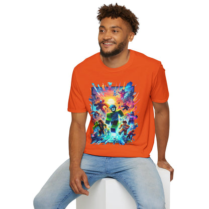 high-quality - Trendy Roblox T-Shirt for Boys & Girls | Roblox Kids Clothing | Roblox Adventure Graphic Tee | Cool Gift for Roblox Fans - Order yours now and stand out with this exclusive piece!