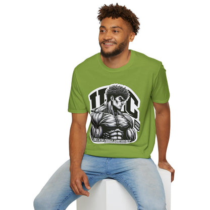 UFC T Shirt | Unleash Fierce Confidence | UFC Tee with Baki Anime T Shirt Inspiration