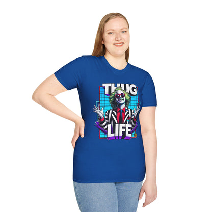 | - Beetlejuice Shirt | Funny Thug Life Graphic Tee | Halloween Beetlejuice T-Shirt for Men & Women - custom-made. perfect gift idea. Order yours now and stand out with this exclusive piece!