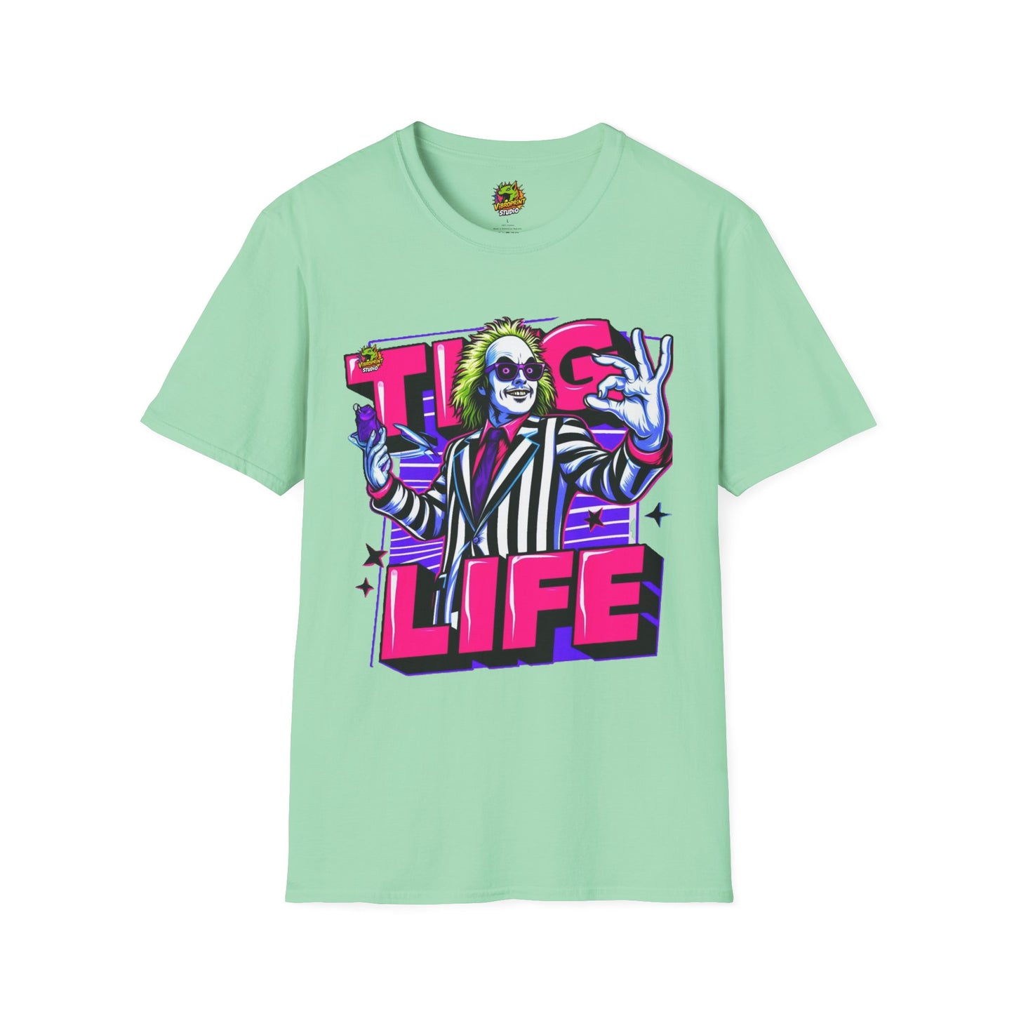 | - Beetlejuice Shirt | Thug Life Halloween Graphic Tee | Spooky Beetlejuice T-Shirt - custom-made. limited stock. Order yours now and stand out with this exclusive piece!