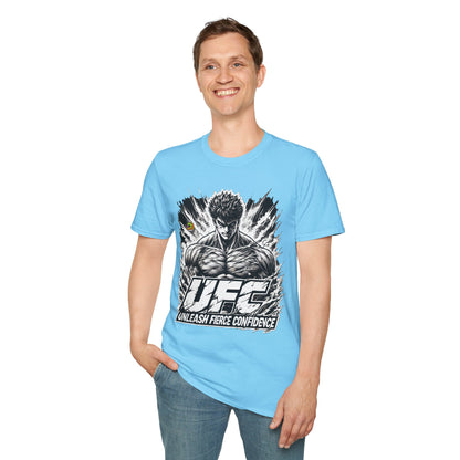 UFC T Shirt | Unleash Fierce Confidence | UFC Tee with Baki Anime T Shirt Motivation