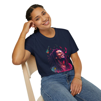 Bob - Bob Marley T-Shirt - Vibrant Rasta Revolution - premium material. perfect gift idea. Order yours now and stand out with this exclusive piece!