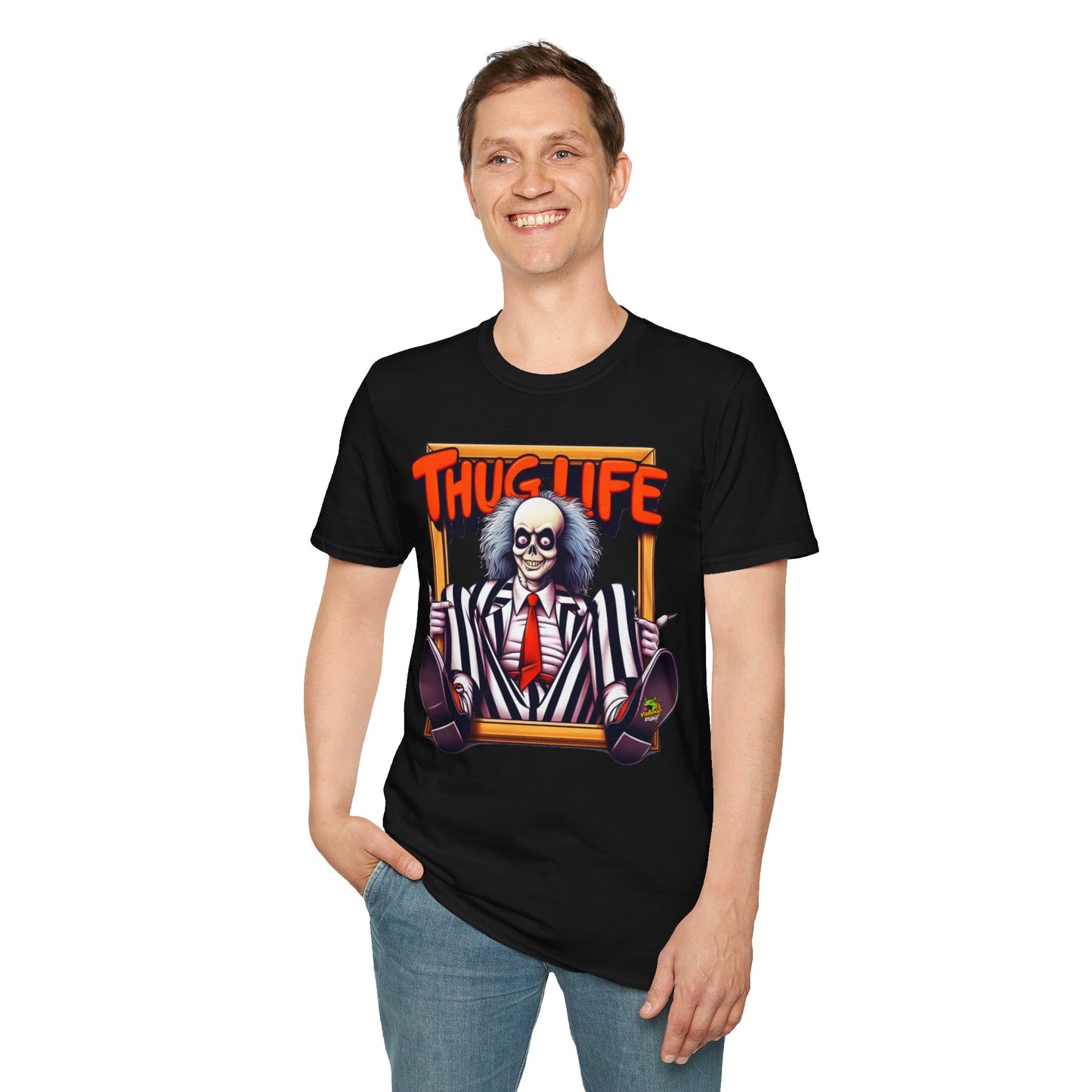 exclusive - Beetlejuice Shirt | Halloween Thug Life Tee | Classic Beetlejuice Graphic T-Shirt for Adults - premium material. perfect gift idea. Order yours now and stand out with this exclusive piece!