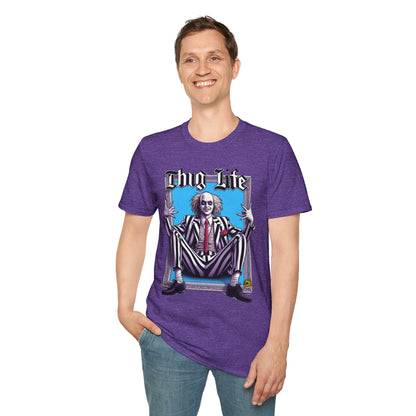 exclusive - Beetlejuice Shirt | Halloween Thug Life Tee | Spooky Beetlejuice Graphic Shirt - custom-made. perfect gift idea. Order yours now and stand out with this exclusive piece!