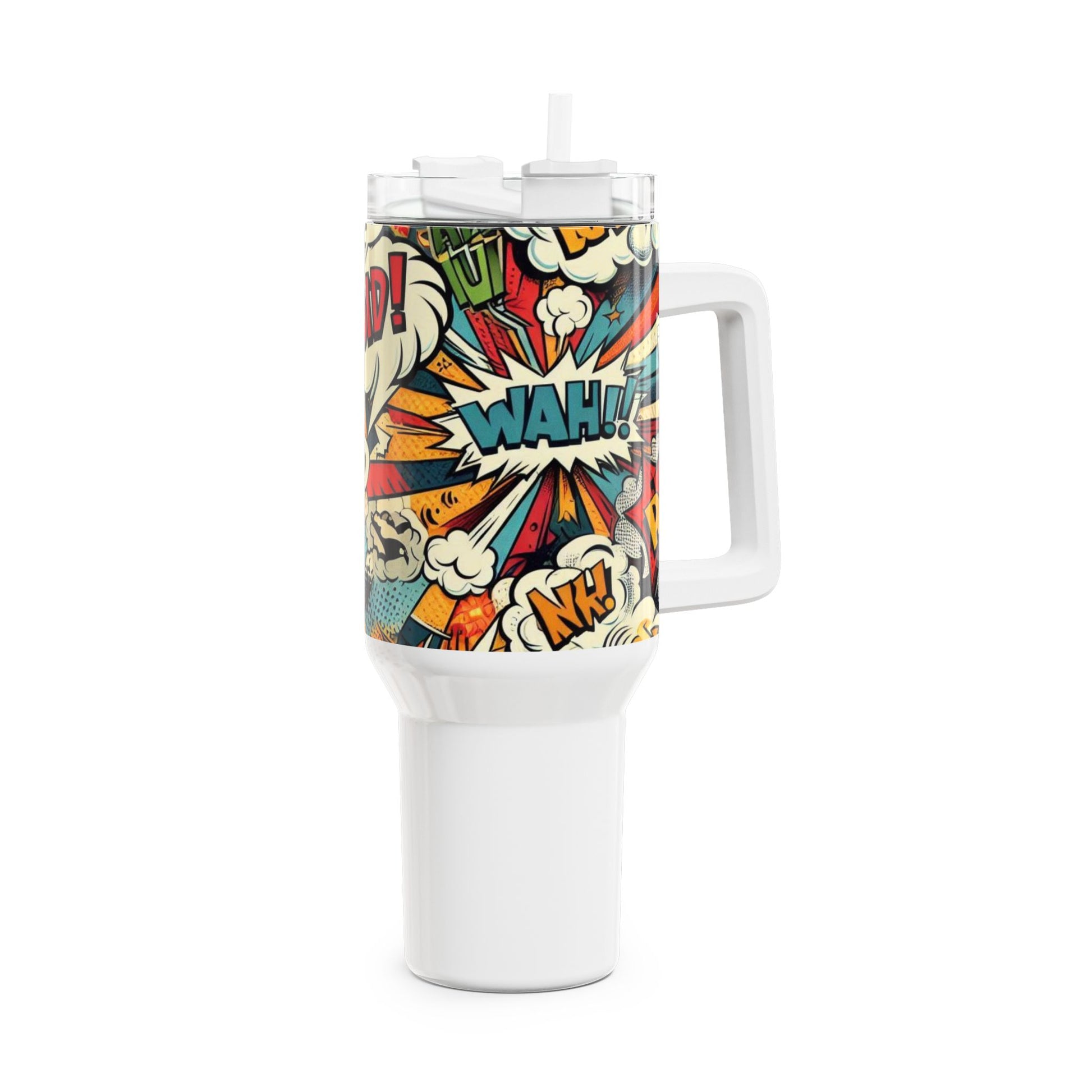 and - Stanley cup | Colorful Geek Drinkware for Anime and Cartoon Fans - custom-made. limited stock. Order yours now and stand out with this exclusive piece!