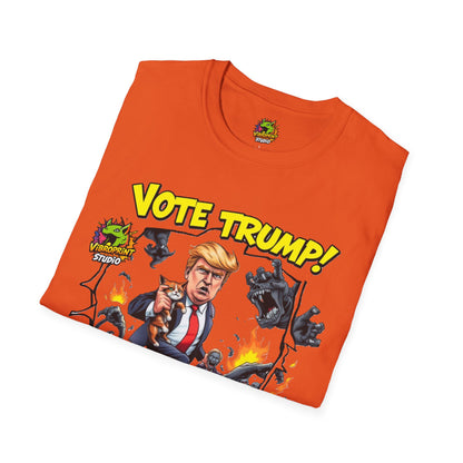 They're Eating the Dogs Tee | Satire Trump Election T-Shirt | Funny Political Graphic Te