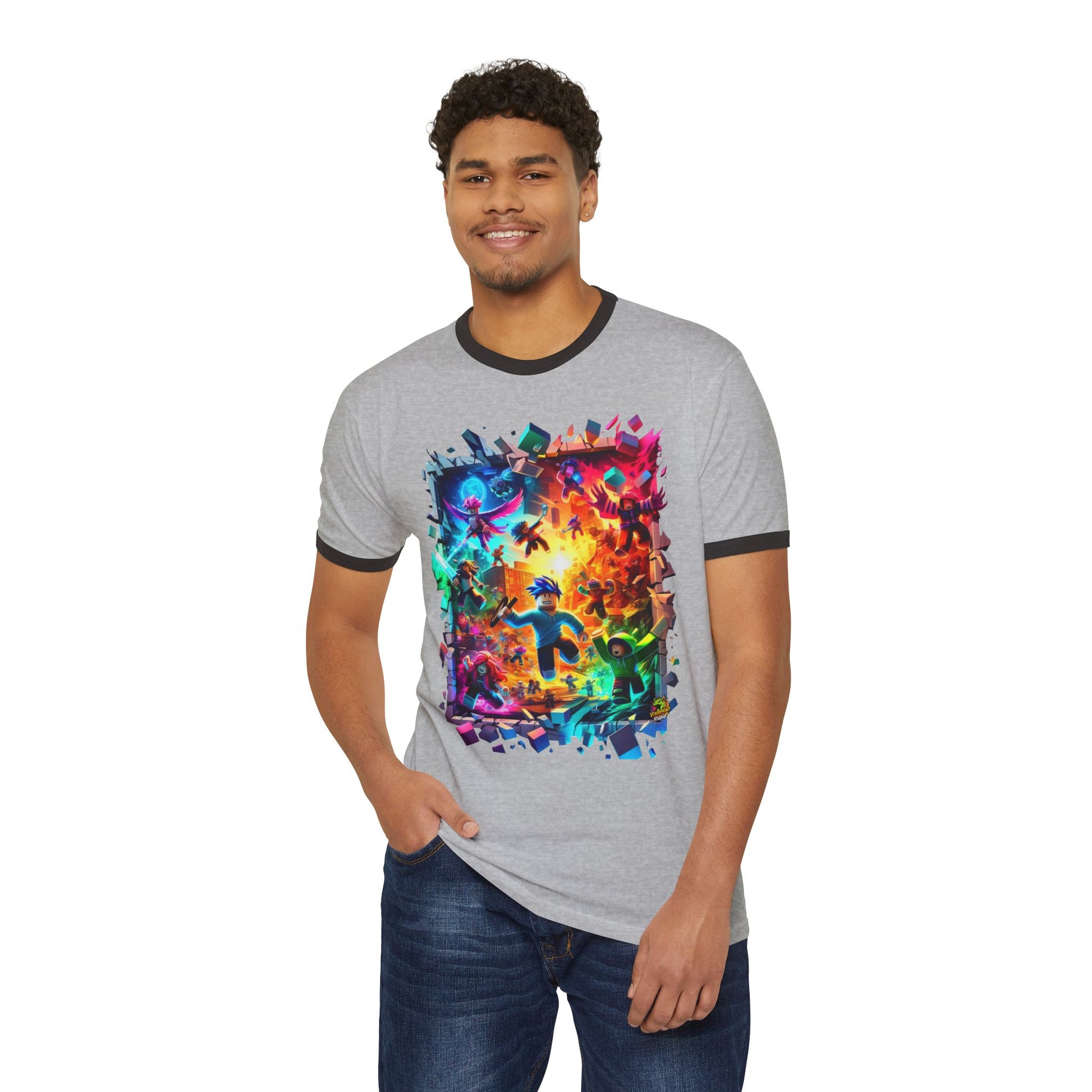 Roblox T Shirt for Kids, Teens & Adults | Roblox Adventure Tee | Roblox Gaming T Shirt - High Quality Image