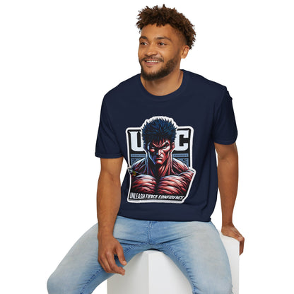 UFC T Shirt | Unleash Fierce Confidence | UFC Tee with Baki Anime Strength