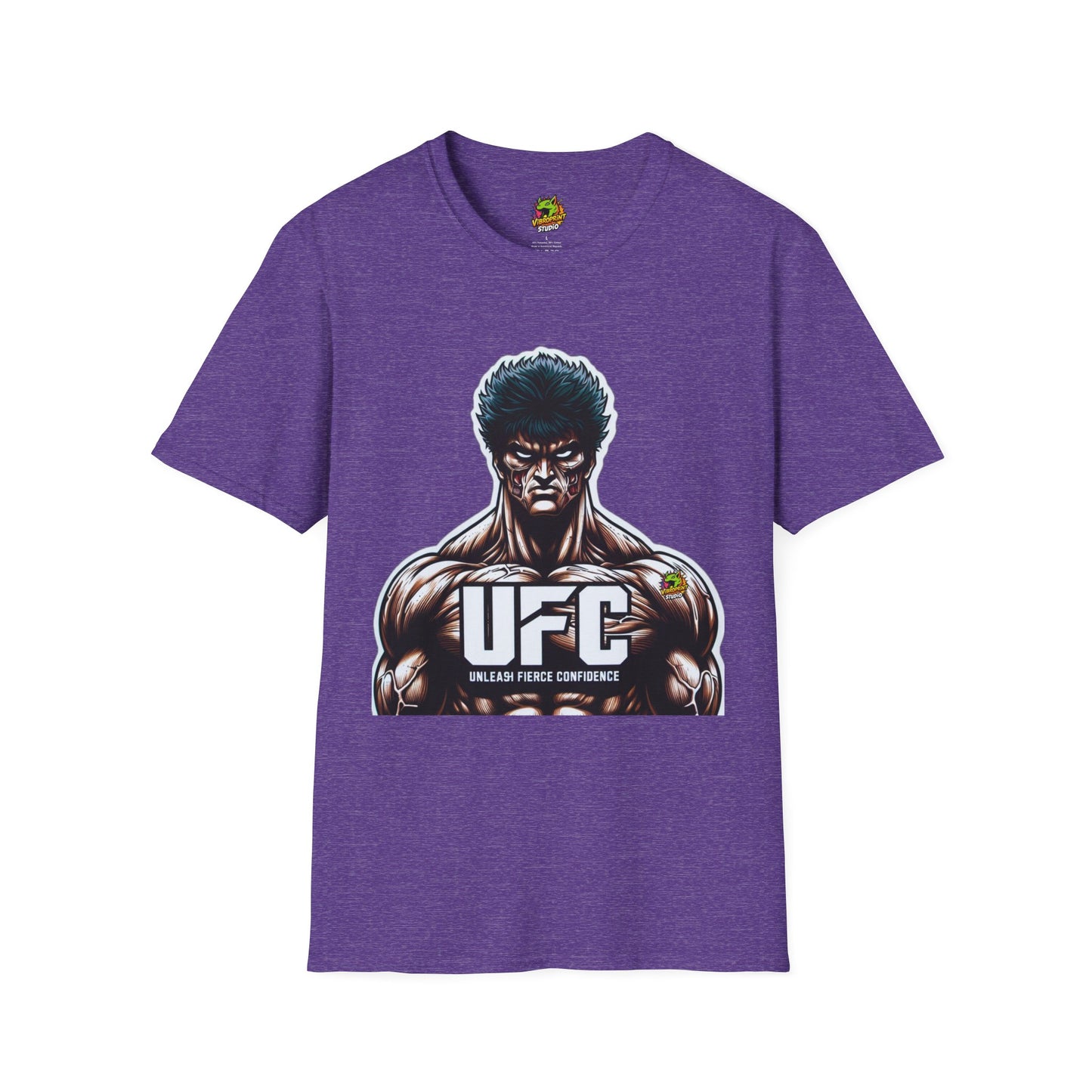 T - UFC T Shirt | Unleash Fierce Confidence | UFC Tee with Baki Anime Motivation for Fitness - premium material. limited stock. Order yours now and stand out with this exclusive piece!