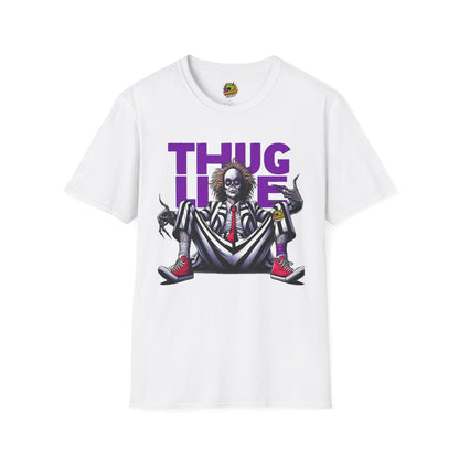 Graphic - Beetlejuice Shirt | Thug Life Halloween Tee | Classic Beetlejuice Graphic T-Shirt for Fans - custom-made. limited stock. Order yours now and stand out with this exclusive piece!