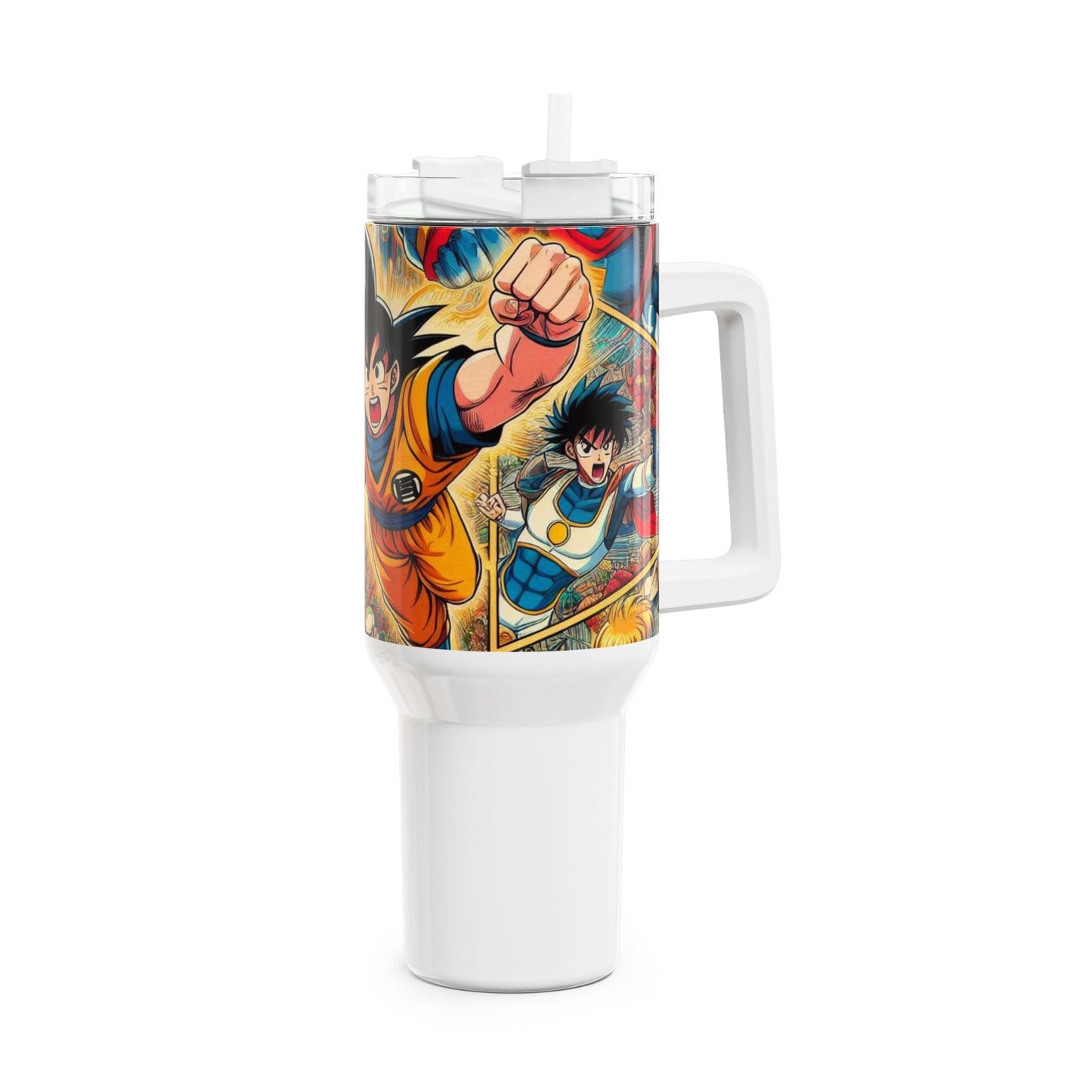 Geek - Stanley cup | Anime and Geek Drinkware | Colorful Cartoon Tumbler for Gamers - premium material. limited stock. Order yours now and stand out with this exclusive piece!