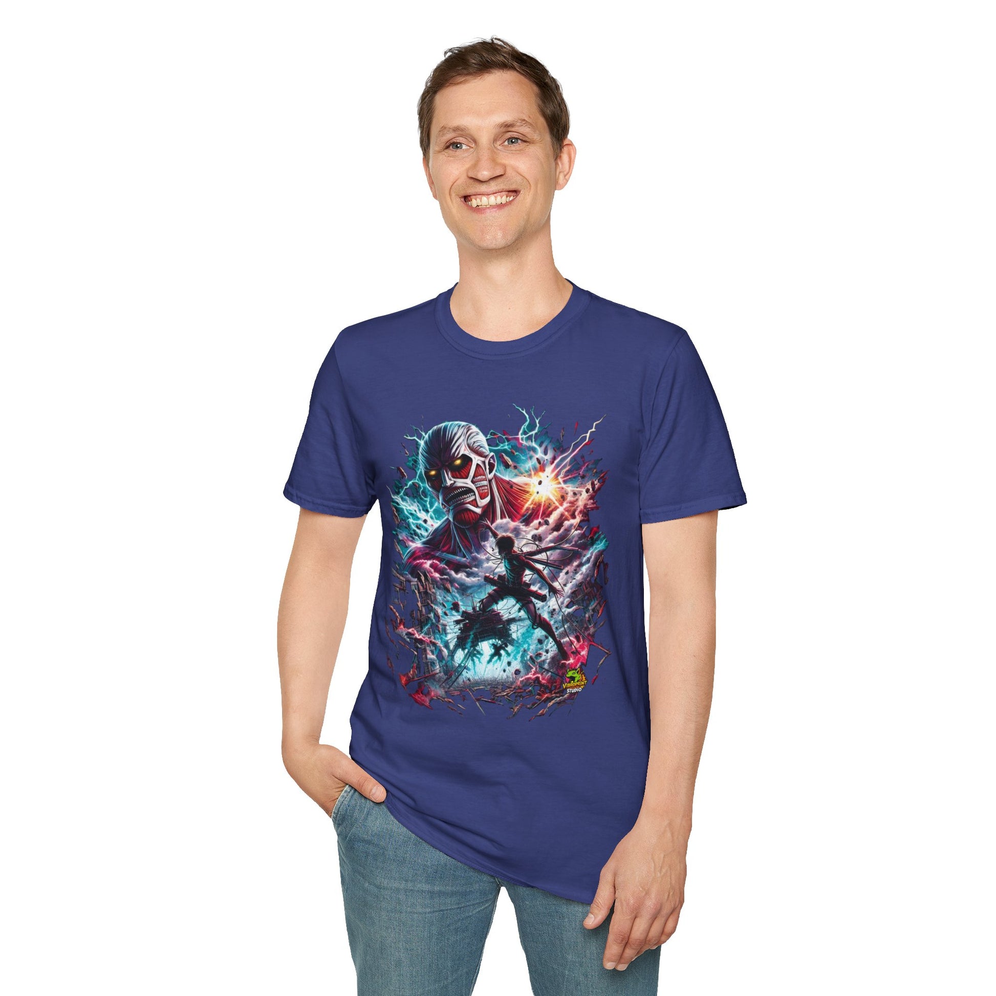 Eren Yeager Titan’s Strength Tee | Official Attack on Titan Shirt | - VibroPrint Studio