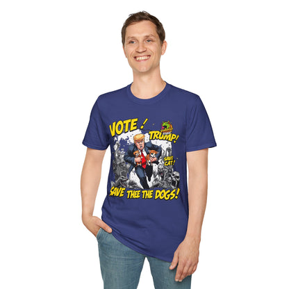 Funny - They're Eating the Dogs Shirt | Trump Election Humor Tee | Funny Political T-Shirt - premium material. limited stock. Order yours now and stand out with this exclusive piece!