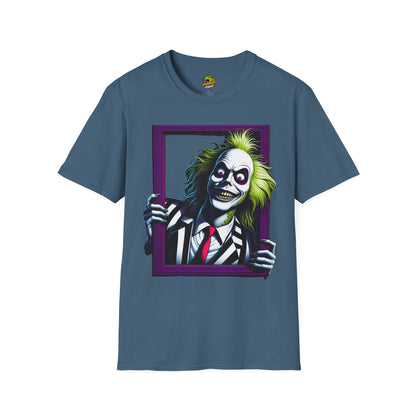 Shirt - Beetlejuice Shirt | Spooky Beetlejuice Shirt | Beetlejuice Graphic Shirt | Creepy Beetlejuice Tee - premium material. limited stock. Order yours now and stand out with this exclusive piece!