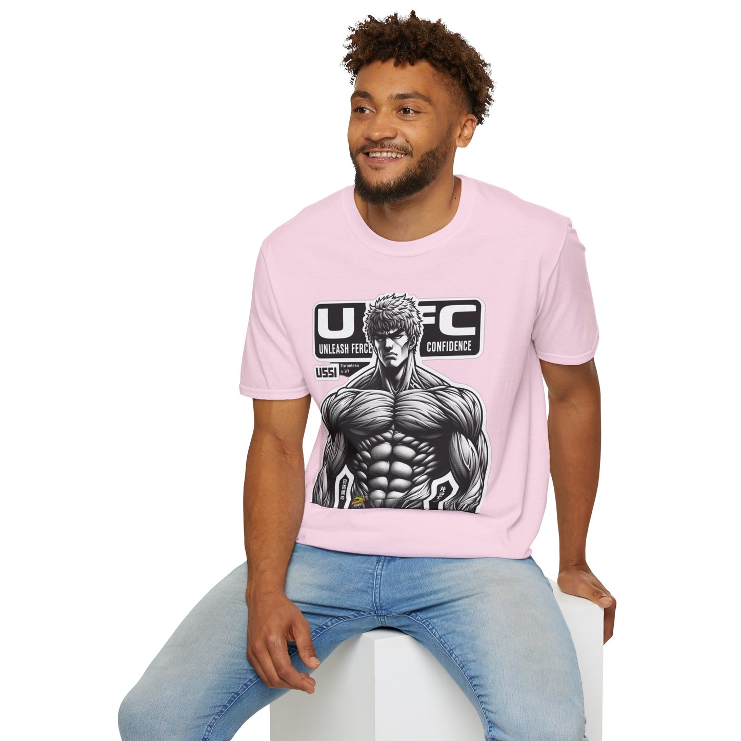 Confidence - UFC T Shirt | Unleash Fierce Confidence | UFC Tee Inspired by Baki Anime T Shirt for Fitness Lovers - custom-made. perfect gift idea. Order yours now and stand out with this exclusive piece!