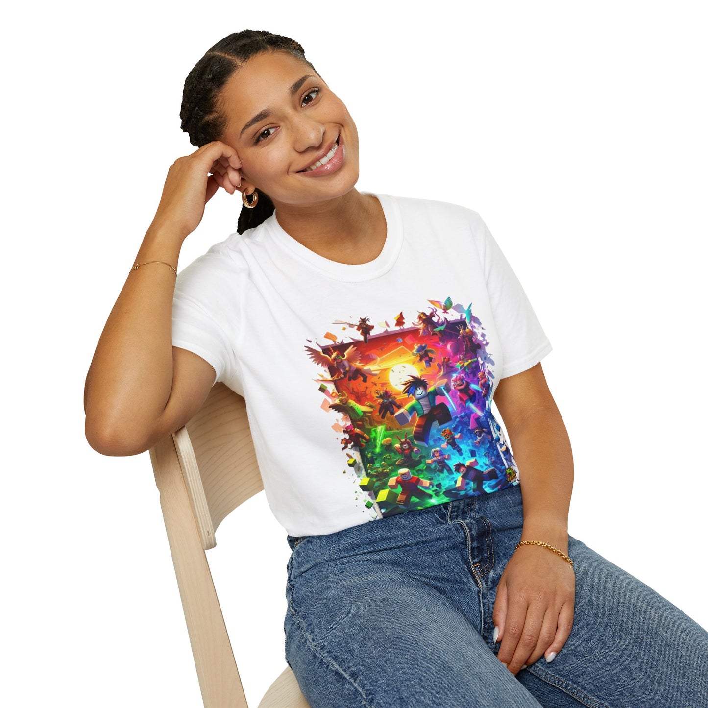 Girls - Roblox Avatar Tee for Boys & Girls | Cool Roblox Kids Shirt | Roblox Graphic T-Shirt | Roblox Gift for Gamers - premium material. limited stock. Order yours now and stand out with this exclusive piece!