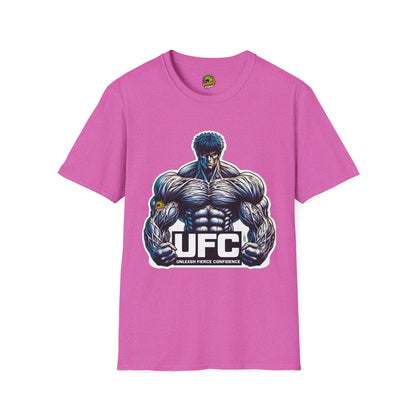 with - UFC T Shirt | Unleash Fierce Confidence | Motivational UFC Tee with Baki Anime Inspiration for Gym - custom-made. limited stock. Order yours now and stand out with this exclusive piece!