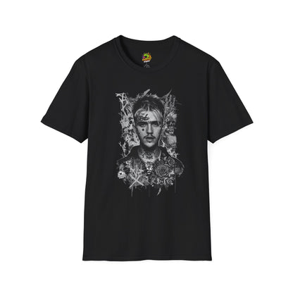 Lil Peep Merch T-Shirt Original Vibroprint Studio Design Emo Goth Streetwear