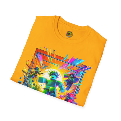 Unique Roblox Game Tee for Boys & Girls | Roblox Avatar Graphic T-Shirt | Cool Roblox Clothing | Perfect Roblox Gift