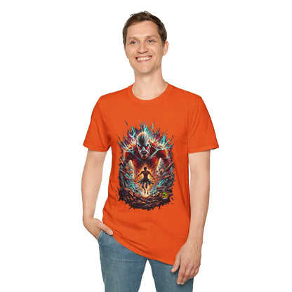 Yeager - Eren Yeager Titan’s Rebellion Tee | Attack on Titan Shirt | Shingeki - premium material. limited stock. Order yours now and stand out with this exclusive piece!