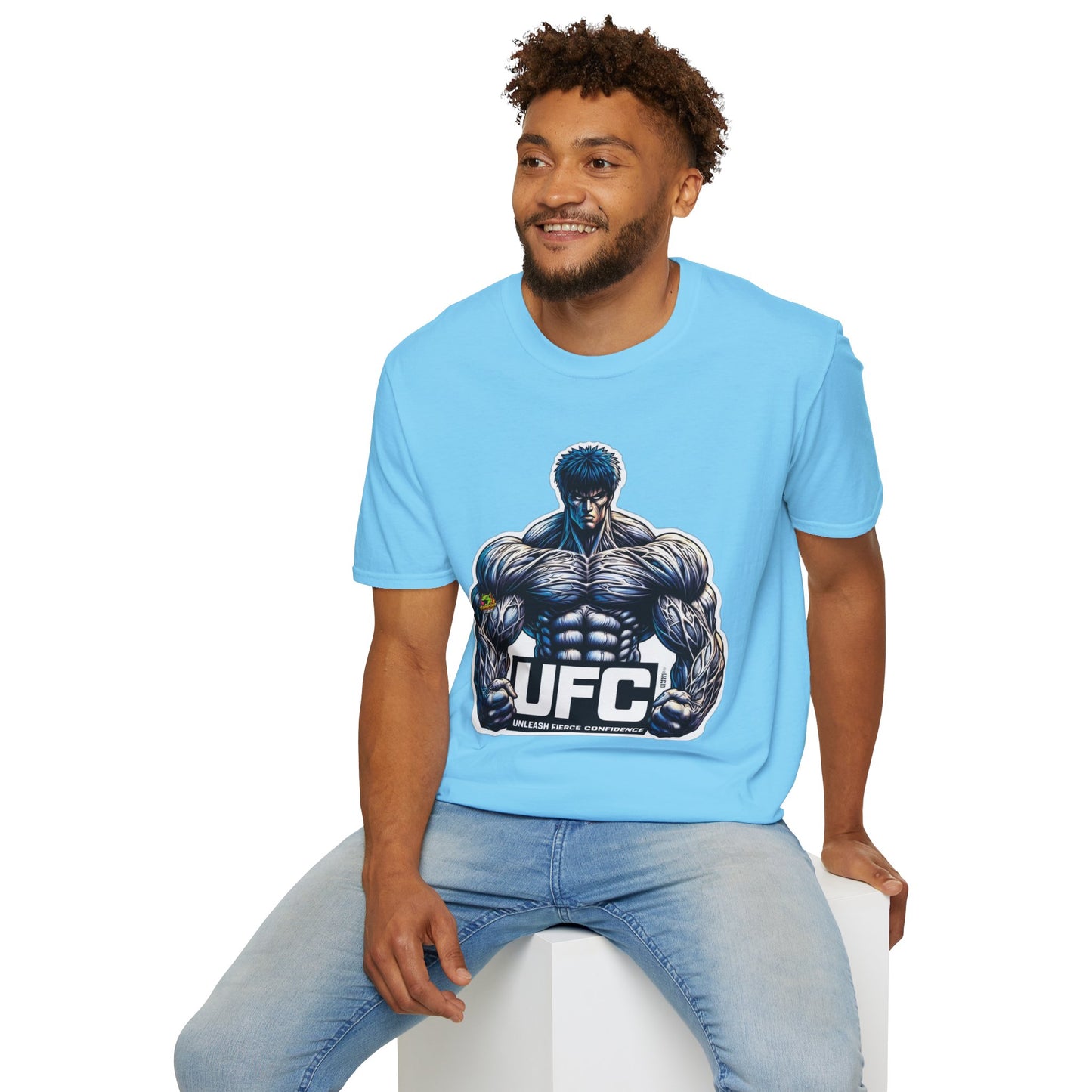 UFC T Shirt | Unleash Fierce Confidence | Motivational UFC Tee with Baki Anime Inspiration for Gym