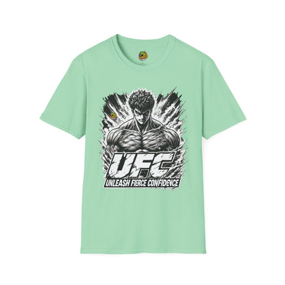 T - UFC T Shirt | Unleash Fierce Confidence | UFC Tee with Baki Anime T Shirt Motivation - custom-made. perfect gift idea. Order yours now and stand out with this exclusive piece!