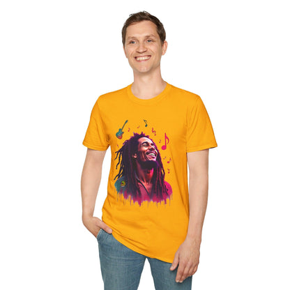 '- - Bob Marley T-Shirt - Vibrant Rasta Revolution - custom-made. limited stock. Order yours now and stand out with this exclusive piece!