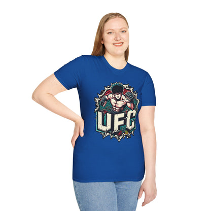 Halloween graphic tee - UFC T Shirt | Motivational UFC Tee Shirts | Unleash Fierce Confidence for Gym - bold design. spooky season t-shirt with unique flair. Order yours now and stand out with this exclusive piece!