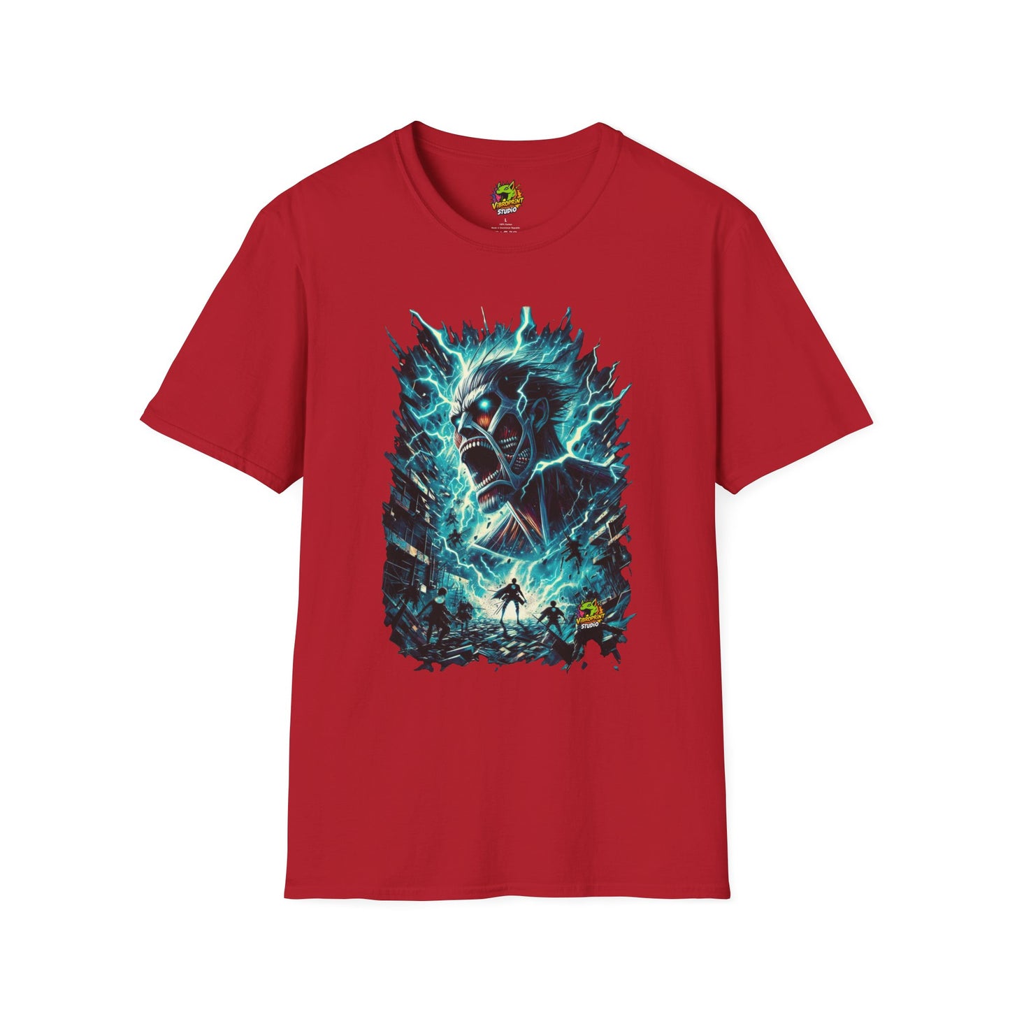 Attack - Eren Yeager Titan’s Determination Tee | Attack on Titan Shirt | - premium material. limited stock. Order yours now and stand out with this exclusive piece!