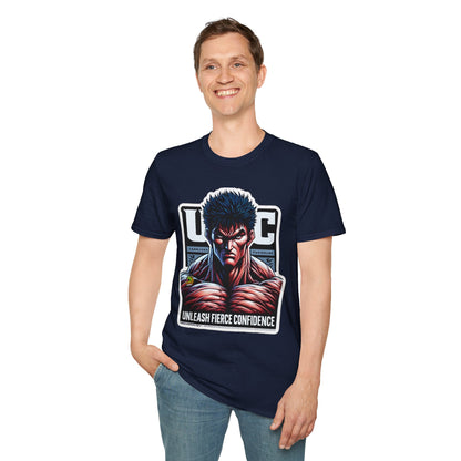 UFC T Shirt | Unleash Fierce Confidence | UFC Tee with Baki Anime Strength