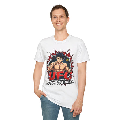 Fierce - UFC T Shirt | Unleash Fierce Confidence | UFC Tee Inspired by Baki Anime for Fitness Enthusiasts - premium material. perfect gift idea. Order yours now and stand out with this exclusive piece!